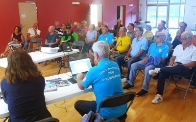 Le CAG-Cyclo reçoit le Codep, le département et le SMMAG